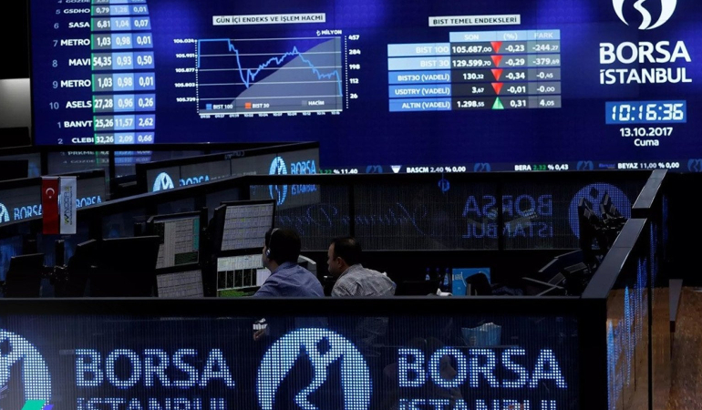 borsa i̇stanbul'da bist 100 endeksi güne düşüşle başladı